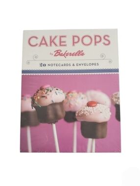 Cake Pops By Bakerella Notecards & Envelopes NIP Stationary